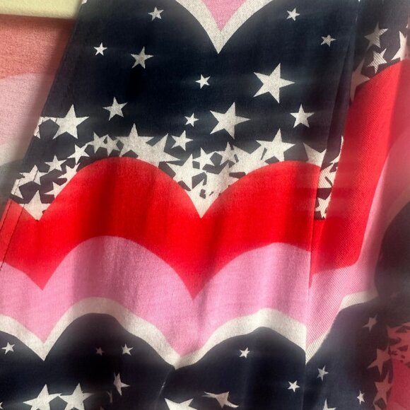 Joanie Clothing Diane Star Print Long Sleeve Wrap Dress 14 - Picture 7 of 10